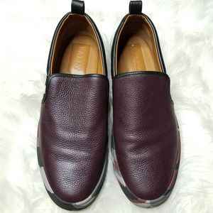 Bally Herald Leather Slip-On Sneaker Camo sole Men
